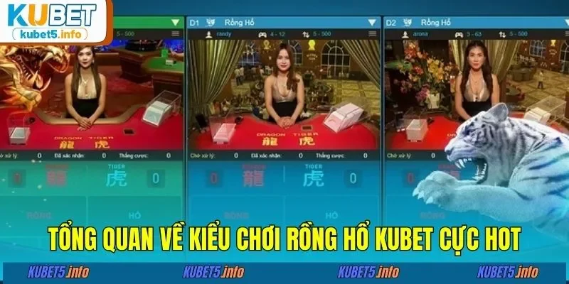 Tổng quan về kiểu chơi rồng hổ KUBET cực hot